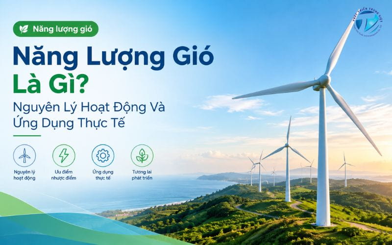 Năng Lượng Gió Là Gì? Nguyên Lý Hoạt Động &amp; Ứng Dụng Thực Tế